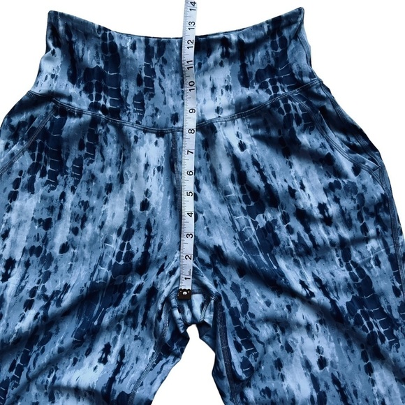 Old Navy active leggings powersoft high waisted blue 7/8 length joggers size M - Picture 8 of 11